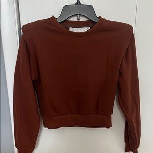 ASTR Women's Rich Brown Sweatshirt